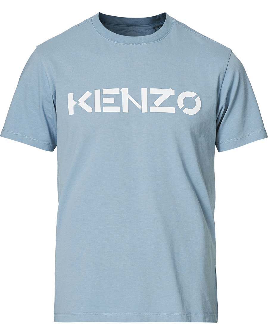 Homme | T-shirts | KENZO | Logo Classic Crew Neck Tee Glacier