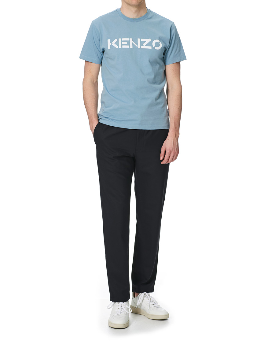 Homme | T-shirts | KENZO | Logo Classic Crew Neck Tee Glacier