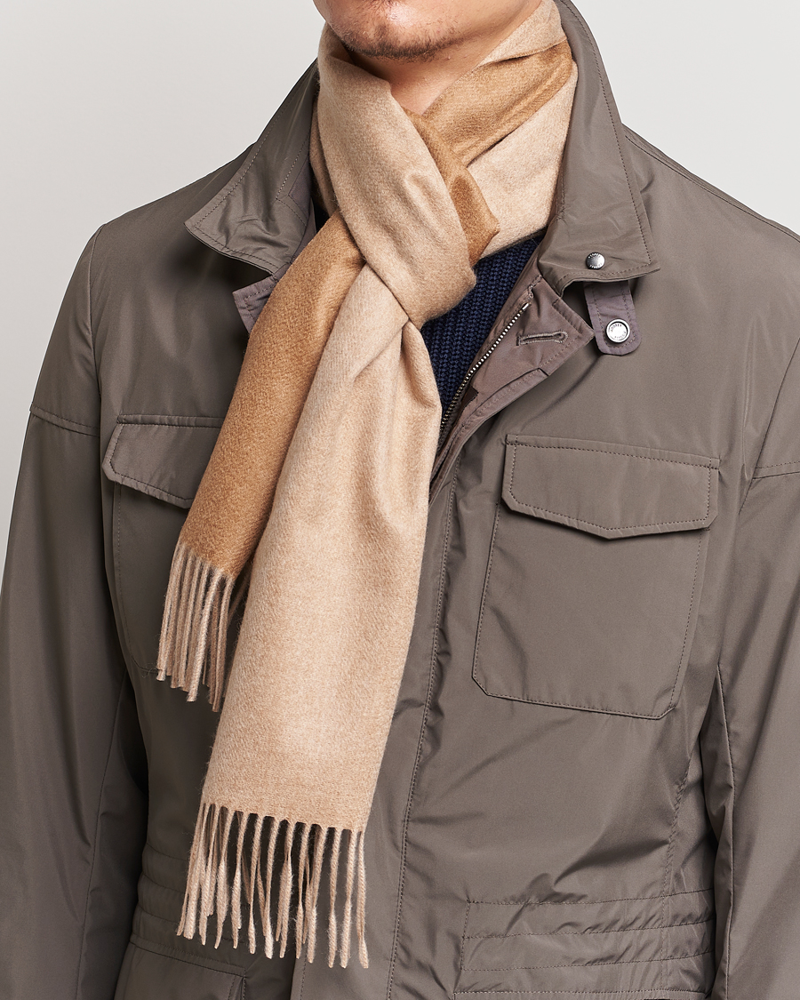 Homme | Sections | Piacenza Cashmere | Vicuna/Baby Cashmere Scarf Camel