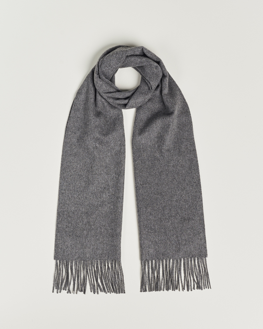 Homme | Écharpes | Piacenza Cashmere | Cashmere Scarf Grey Melange