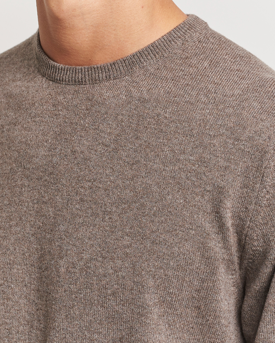 Homme | Pulls Et Tricots | Piacenza Cashmere | Cashmere Crew Neck Sweater Brown