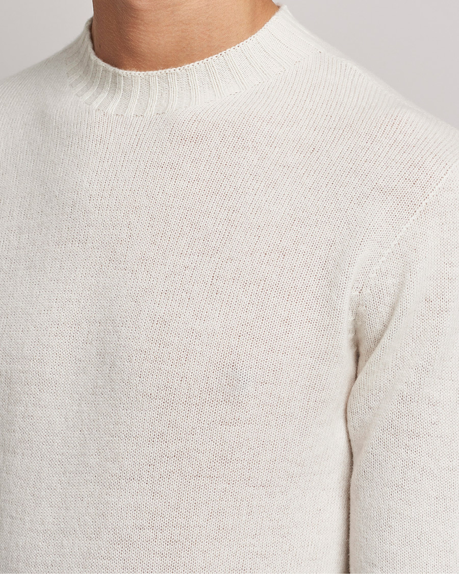 Homme | Pulls Et Tricots | Altea | Wool/Cashmere Crew Neck Sweater Latte