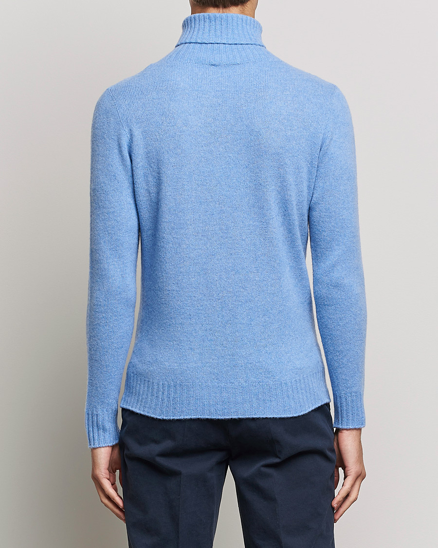Homme | Pulls Et Tricots | Altea | Wool/Cashmere Turtleneck Sweater Light Blue