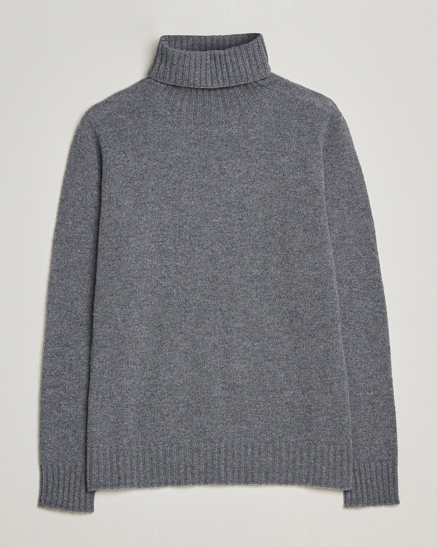 Homme | Pulls Et Tricots | Altea | Wool/Cashmere Turtleneck Sweater Heather Grey