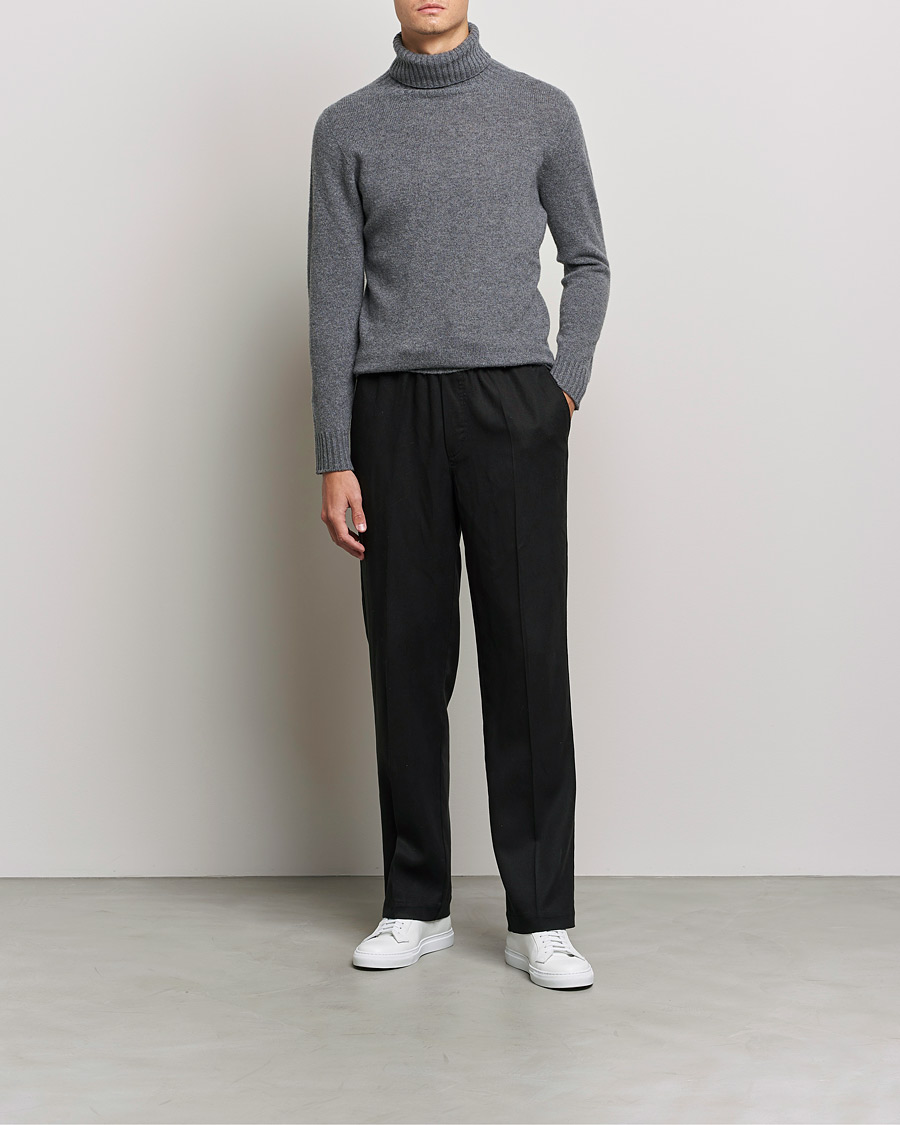 Homme | Pulls Et Tricots | Altea | Wool/Cashmere Turtleneck Sweater Heather Grey