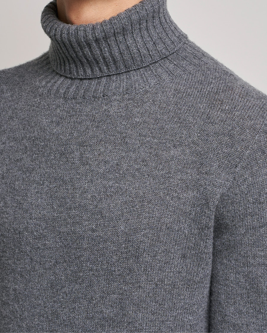 Homme | Pulls Et Tricots | Altea | Wool/Cashmere Turtleneck Sweater Heather Grey