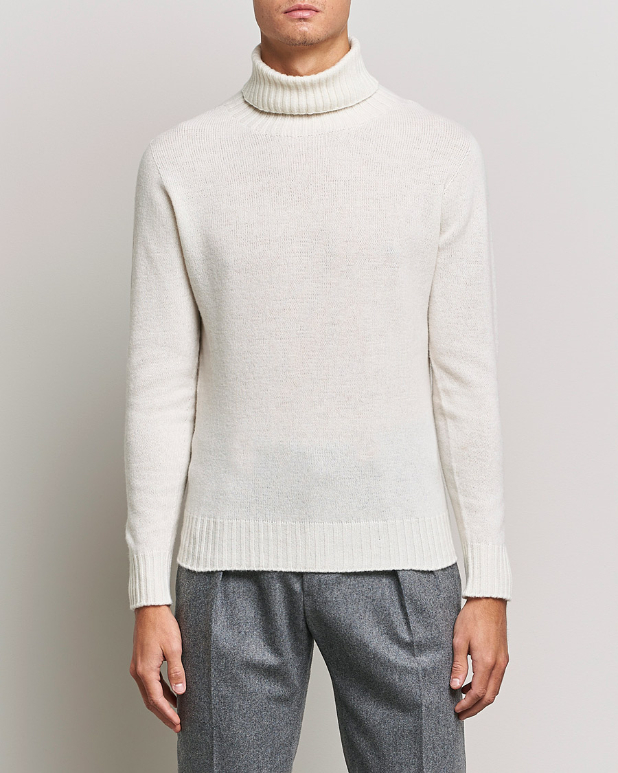 Homme | Pulls Et Tricots | Altea | Wool/Cashmere Turtleneck Sweater Latte