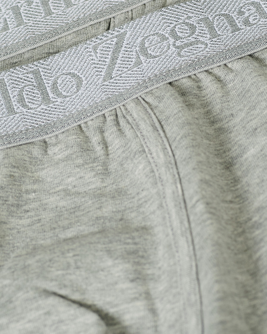 Homme | Sous-Vêtements Et Chaussettes | Zegna | Cotton Stretch Boxer Bi-Pack Grey Heather