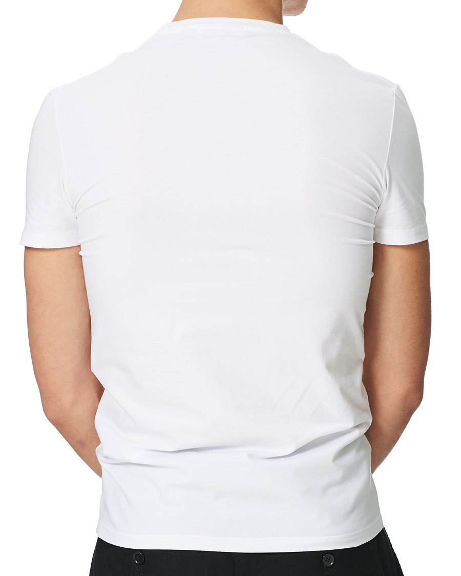 Homme | T-shirts | Zegna | Cotton Stretch Crew Neck T-Shirt White