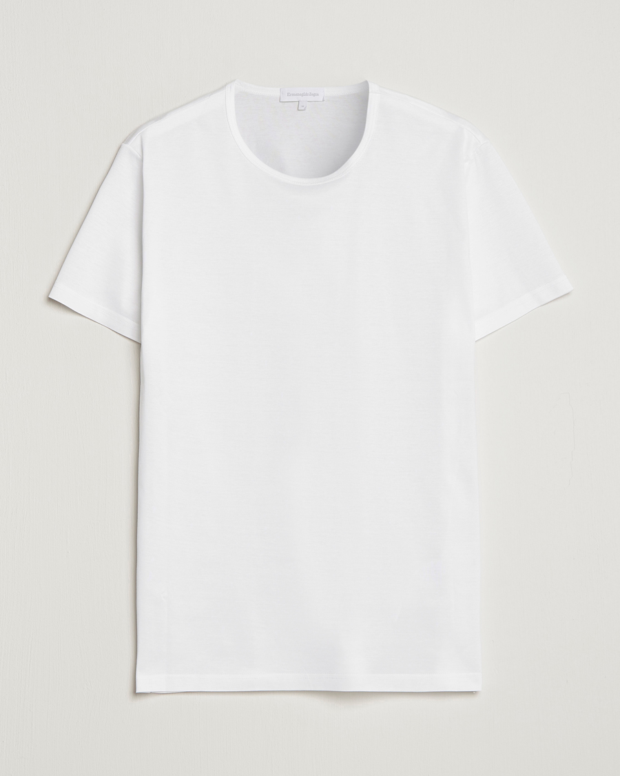Homme | T-shirts | Zegna | Filoscozia Fine Cotton Crew Neck T-Shirt White