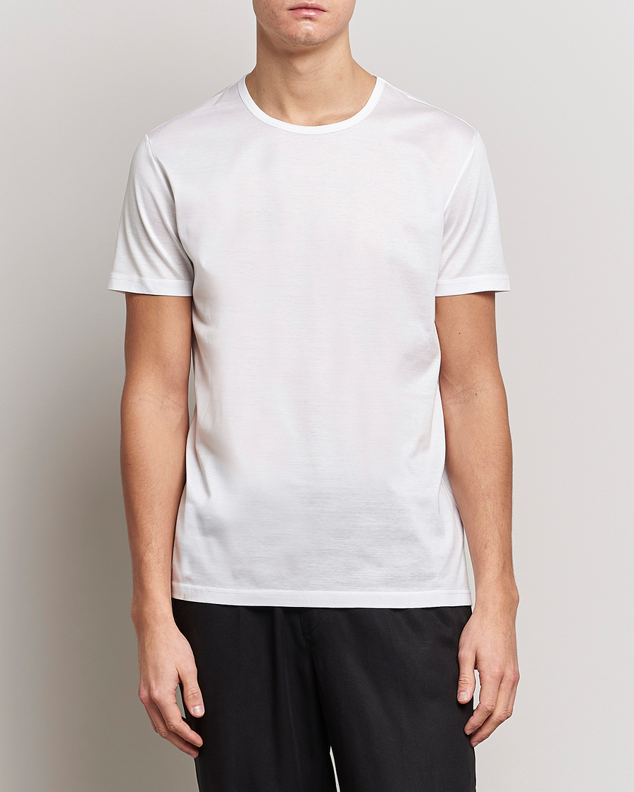 Homme | T-shirts | Zegna | Filoscozia Fine Cotton Crew Neck T-Shirt White
