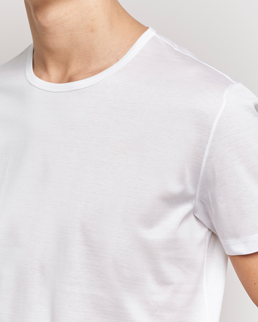 Homme | T-shirts | Zegna | Filoscozia Fine Cotton Crew Neck T-Shirt White