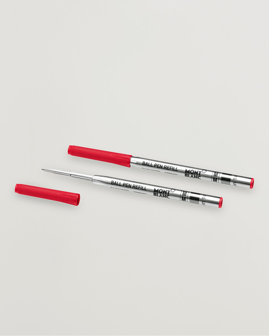 Homme | Style De Vie | Montblanc | 2 Ballpoint Pen Refills Modena Red