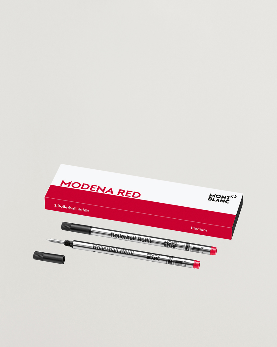 Homme | Stylos | Montblanc | 2 Rollerball Refills Modena Red
