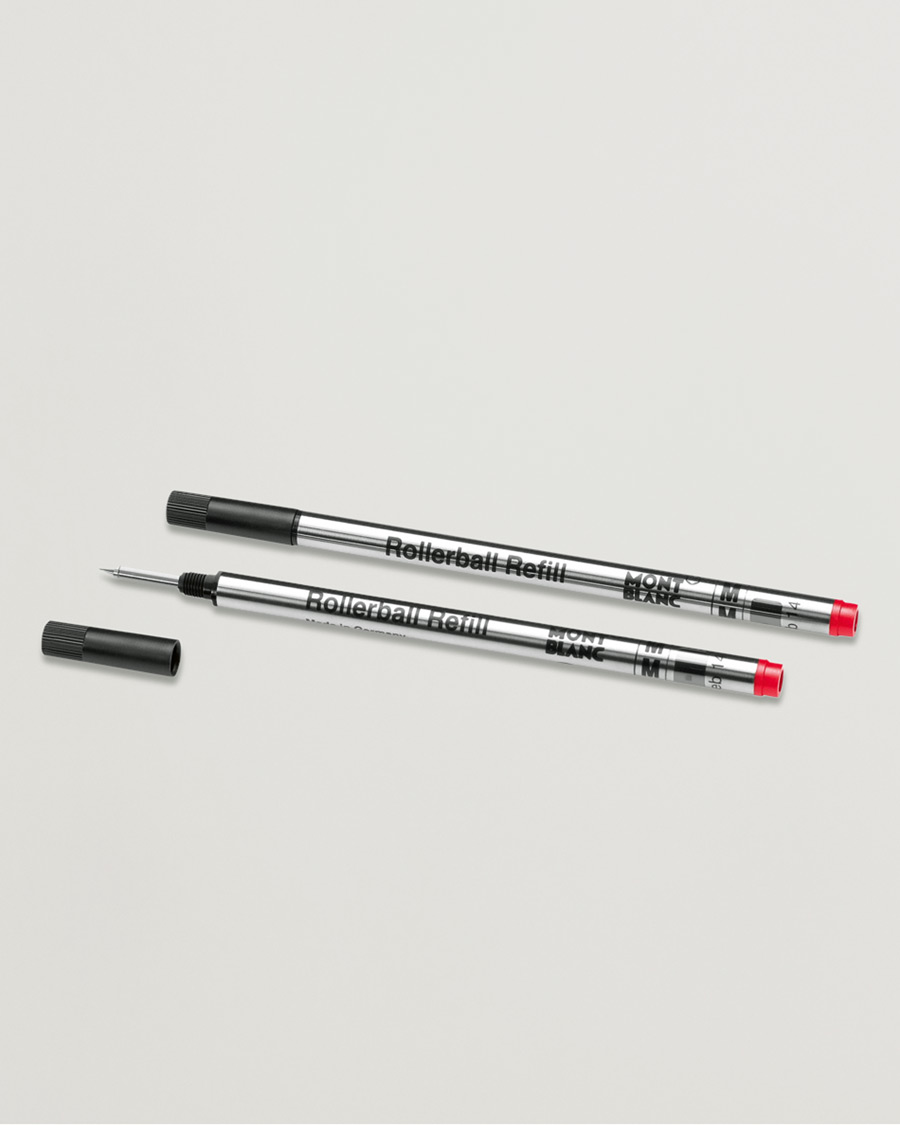 Homme | Stylos | Montblanc | 2 Rollerball Refills Modena Red