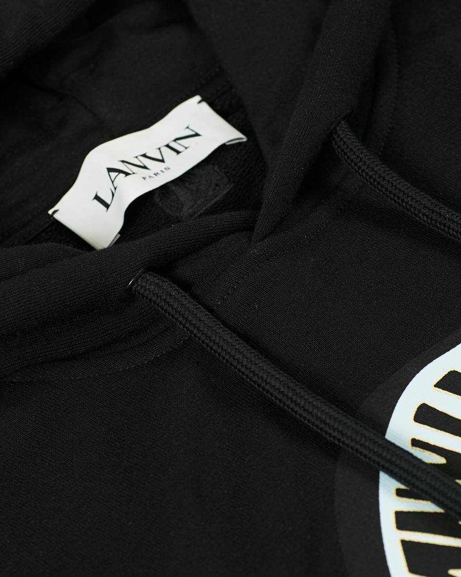 Homme | Pulls Et Tricots | Lanvin | Cat Print Hoodie Black