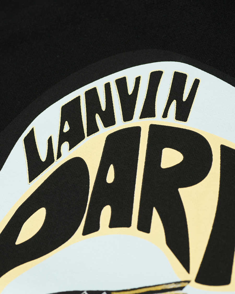 Homme | Pulls Et Tricots | Lanvin | Cat Print Hoodie Black