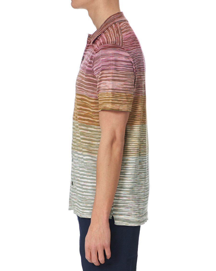 Homme | Chemises | Missoni | Space-Dye Knitted Short Sleeve Shirt Multicolor