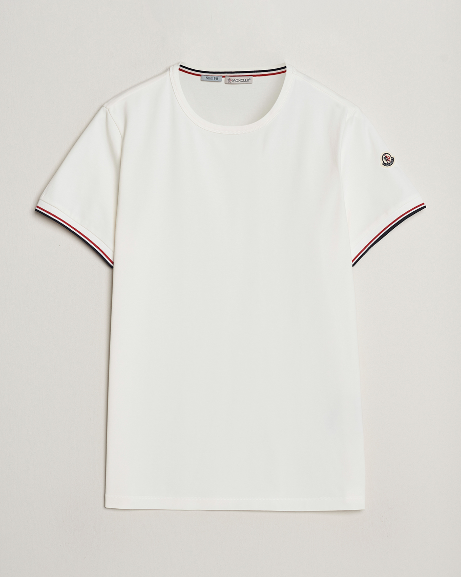 Homme | T-shirts | Moncler | Shoulder Logo T-Shirt Off White