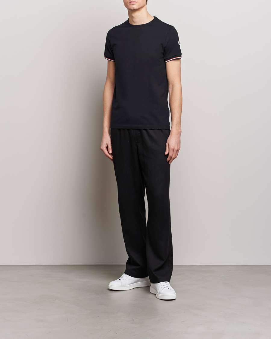 Homme | T-shirts | Moncler | Shoulder Logo T-Shirt Black
