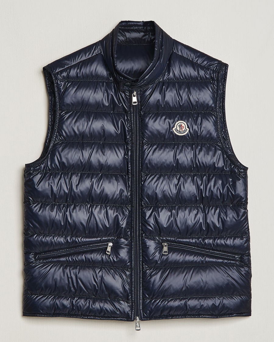 Homme | Gilets | Moncler | Gui Down Vest Navy