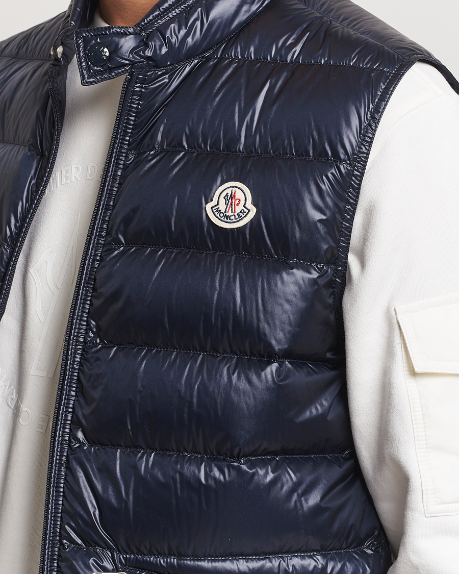 Homme | Gilets | Moncler | Gui Down Vest Navy