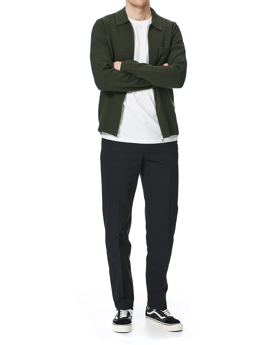 Homme | Pantalons | Filippa K | William Cotton Trousers Black