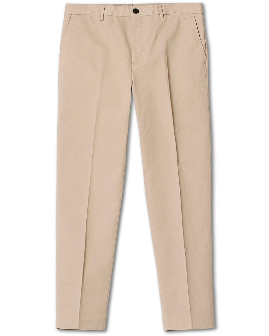 Homme | Pantalons | Filippa K | William Cotton Trousers  Desert Taupe