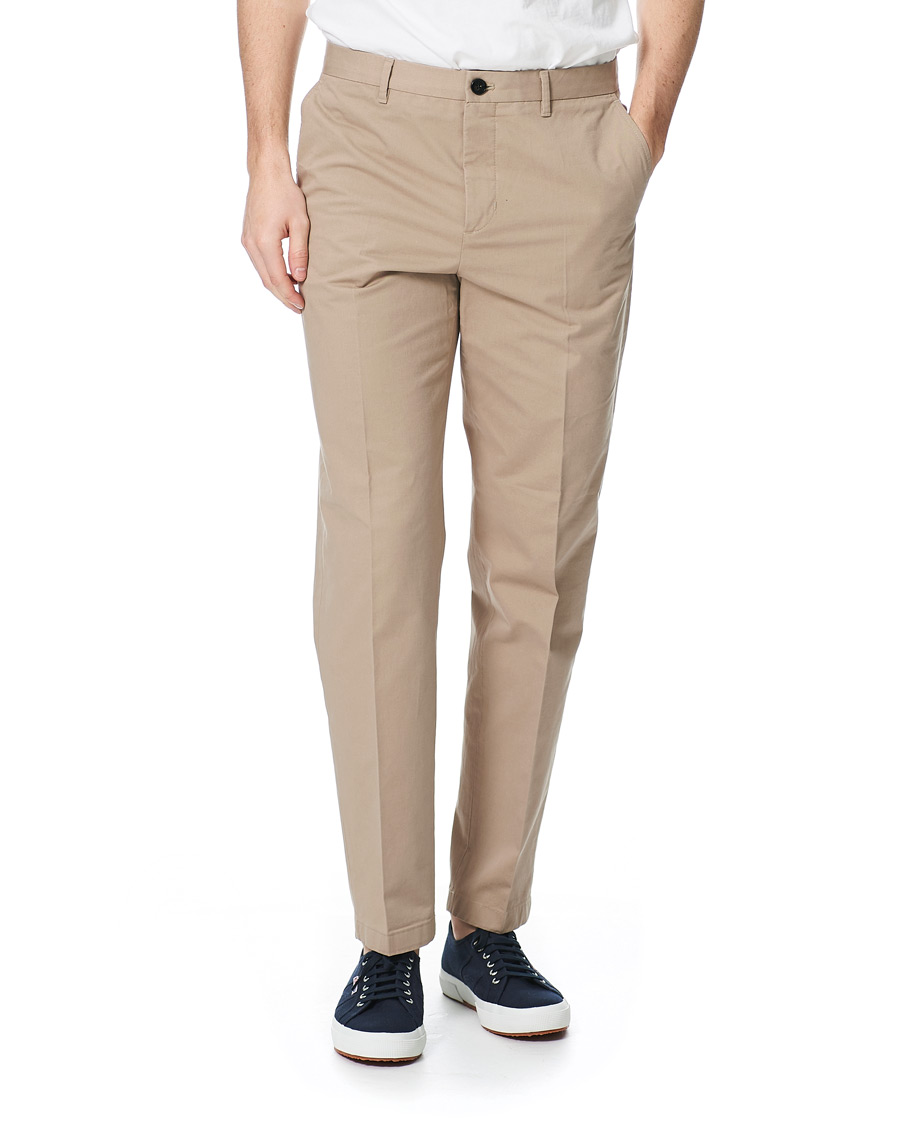 Homme | Pantalons | Filippa K | William Cotton Trousers  Desert Taupe
