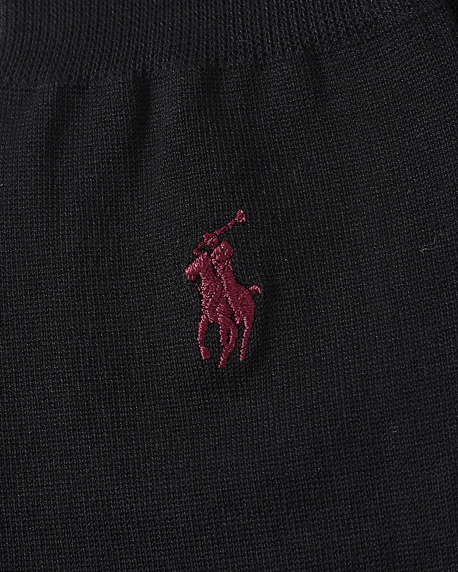 Homme | World of Ralph Lauren | Polo Ralph Lauren | 2-Pack Mercerized Cotton Socks Black