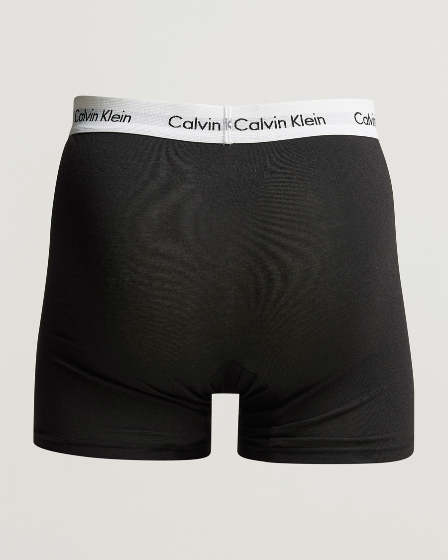 Homme | Maillot De Bains | Calvin Klein | Cotton Stretch 3-Pack Boxer Breif Black