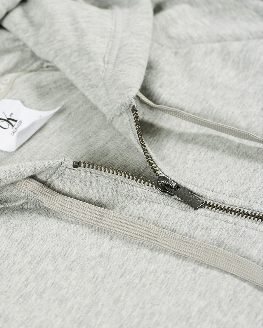 Homme | Pulls Et Tricots | Calvin Klein | CK One Lounge Full Zip Hoodie Grey Heather
