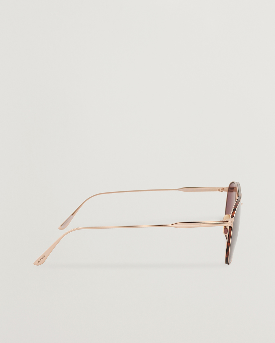 Homme | Tom Ford Jake Sunglasses Shiny Rose Gold/Brown | Tom Ford | Jake Sunglasses Shiny Rose Gold/Brown