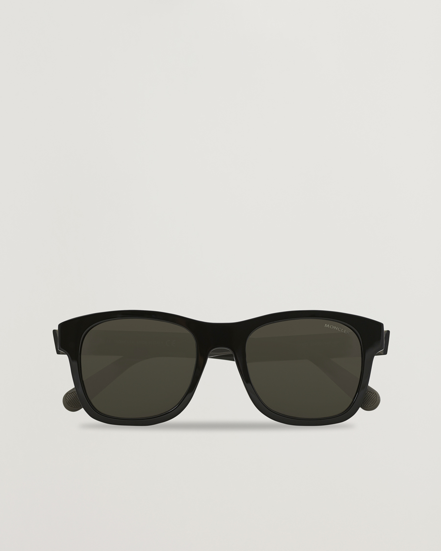Homme | Moncler Lunettes ML0192 Sunglasses Black/Smoke Polarized | Moncler Lunettes | ML0192 Sunglasses Black/Smoke Polarized