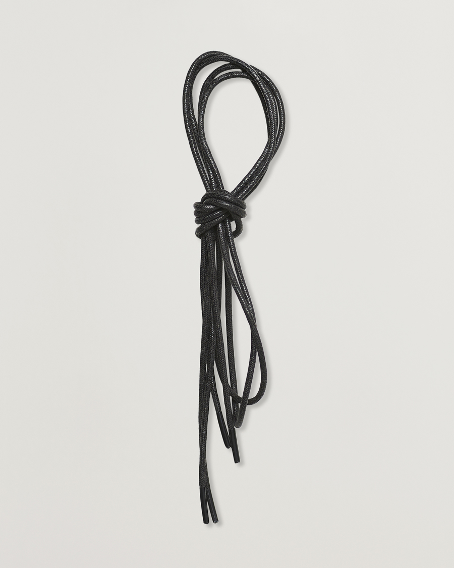 Homme | Entretien Chaussures | Saphir Medaille d'Or | Shoe Laces Thin Waxed 75cm Black