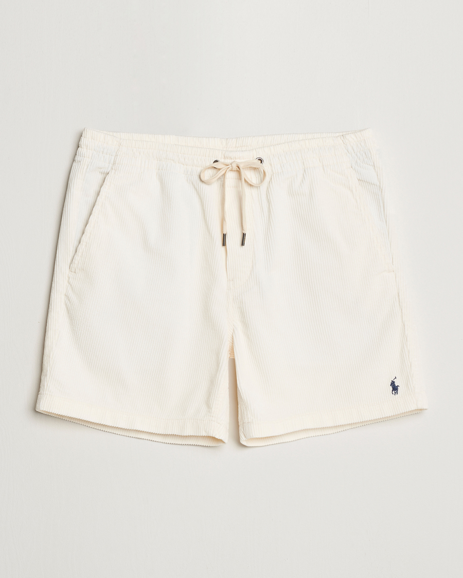 Homme | Shorts | Polo Ralph Lauren | Prepster Corduroy Drawstring Shorts Warm White