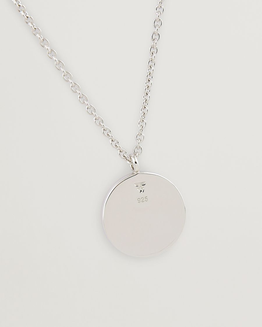 Homme | Tom Wood Coin Pendand Necklace Silver | Tom Wood | Coin Pendand Necklace Silver