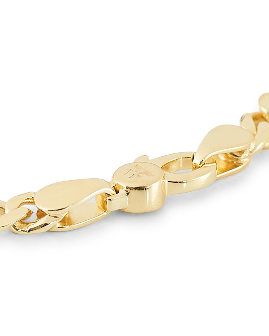 Homme | Tom Wood Figaro Thick Bracelet Gold | Tom Wood | Figaro Thick Bracelet Gold