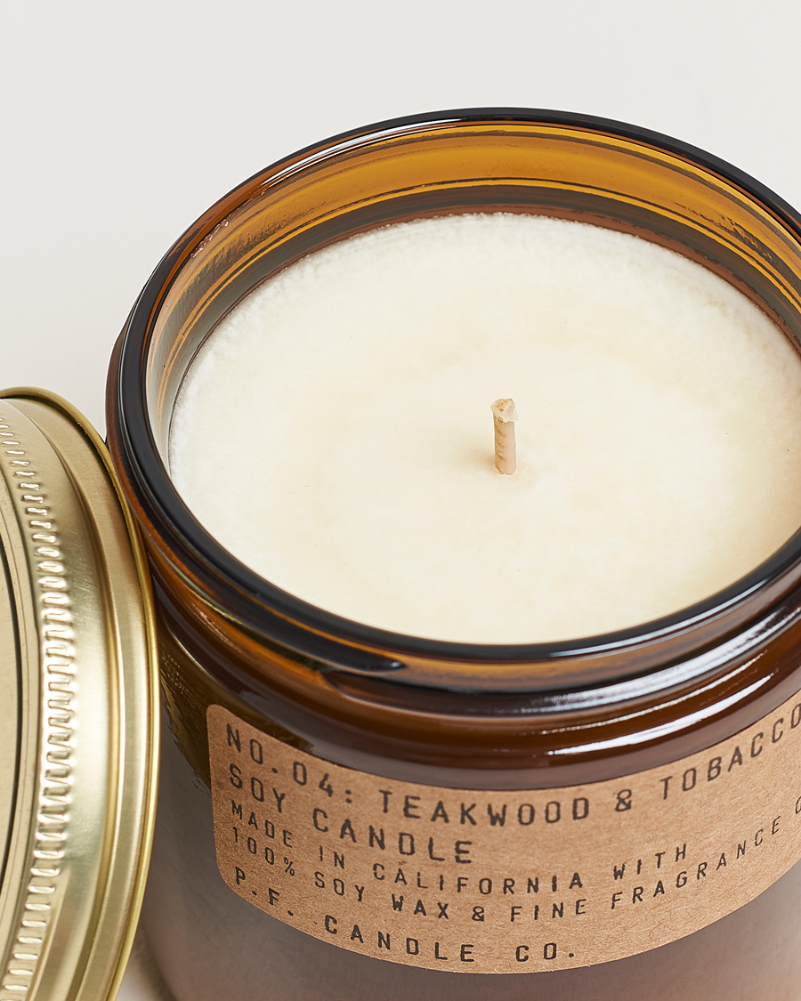 Homme | Style De Vie | P.F. Candle Co. | Soy Candle No. 4 Teakwood & Tobacco 354g