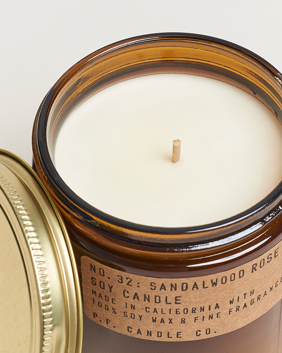 Homme | Bougies Parfumées | P.F. Candle Co. | Soy Candle No. 32 Sandalwood Rose 354g