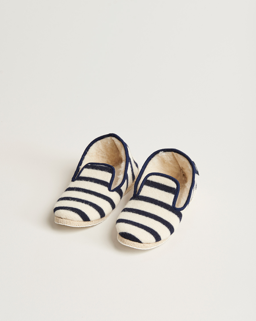 Homme | Chaussures | Armor-lux | Maoutig Home Slippers Nature/Navy