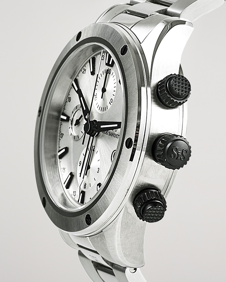 Homme | Sjöö Sandström UTC Extreme 44,2mm White and Stainless Steel | Sjöö Sandström | UTC Extreme 44,2mm White and Stainless Steel