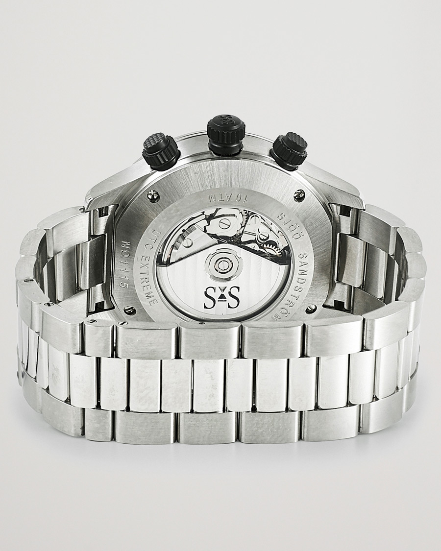 Homme | Sjöö Sandström UTC Extreme 44,2mm White and Stainless Steel | Sjöö Sandström | UTC Extreme 44,2mm White and Stainless Steel