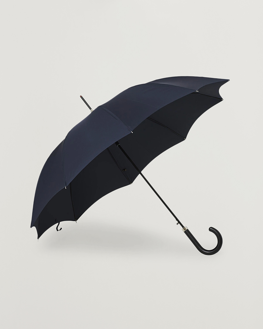 Homme | Parapluies | Fox Umbrellas | Hardwood Automatic Umbrella Navy
