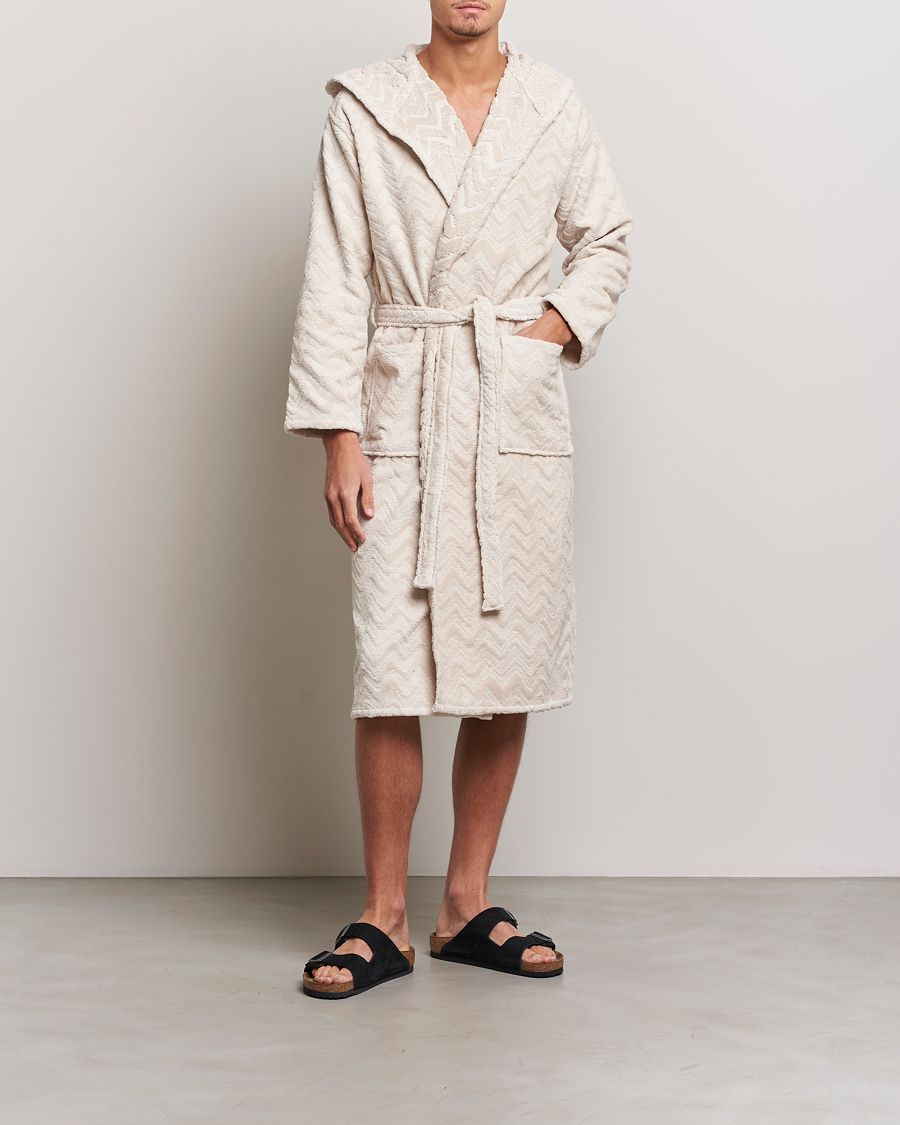 Homme | Peignoirs Et Pyjamas | Missoni Home | Rex Bathrobe Cream