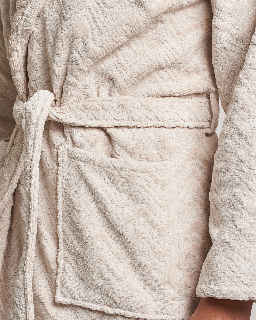 Homme | Peignoirs Et Pyjamas | Missoni Home | Rex Bathrobe Cream