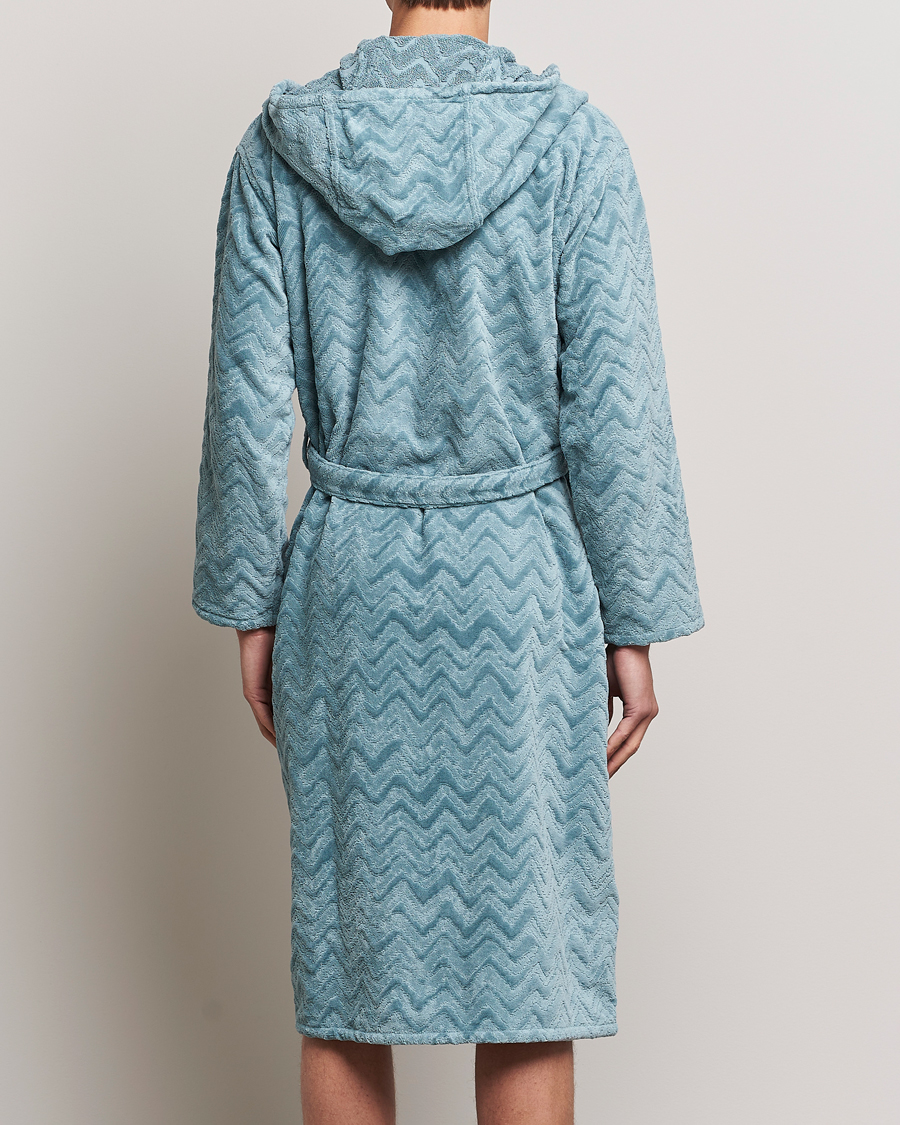 Homme | Peignoirs Et Pyjamas | Missoni Home | Rex Bathrobe Light Blue
