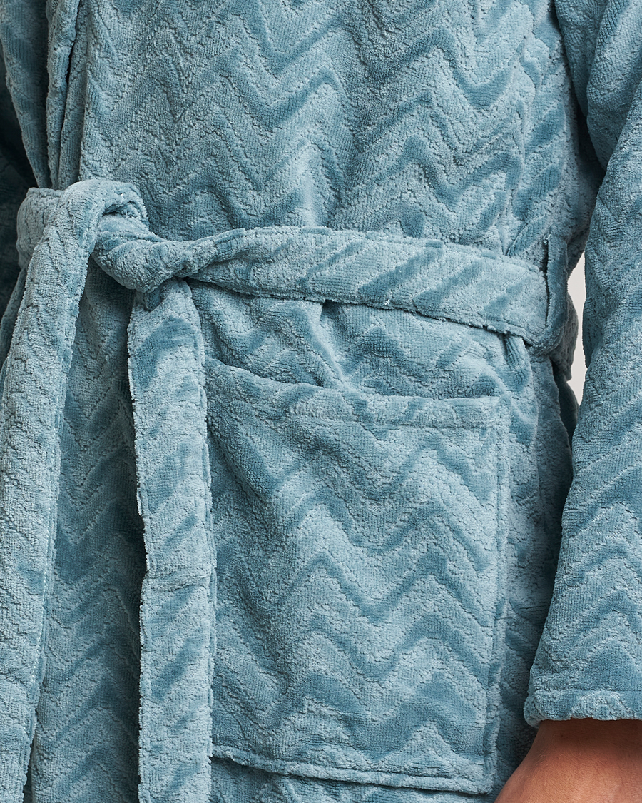 Homme | Peignoirs Et Pyjamas | Missoni Home | Rex Bathrobe Light Blue