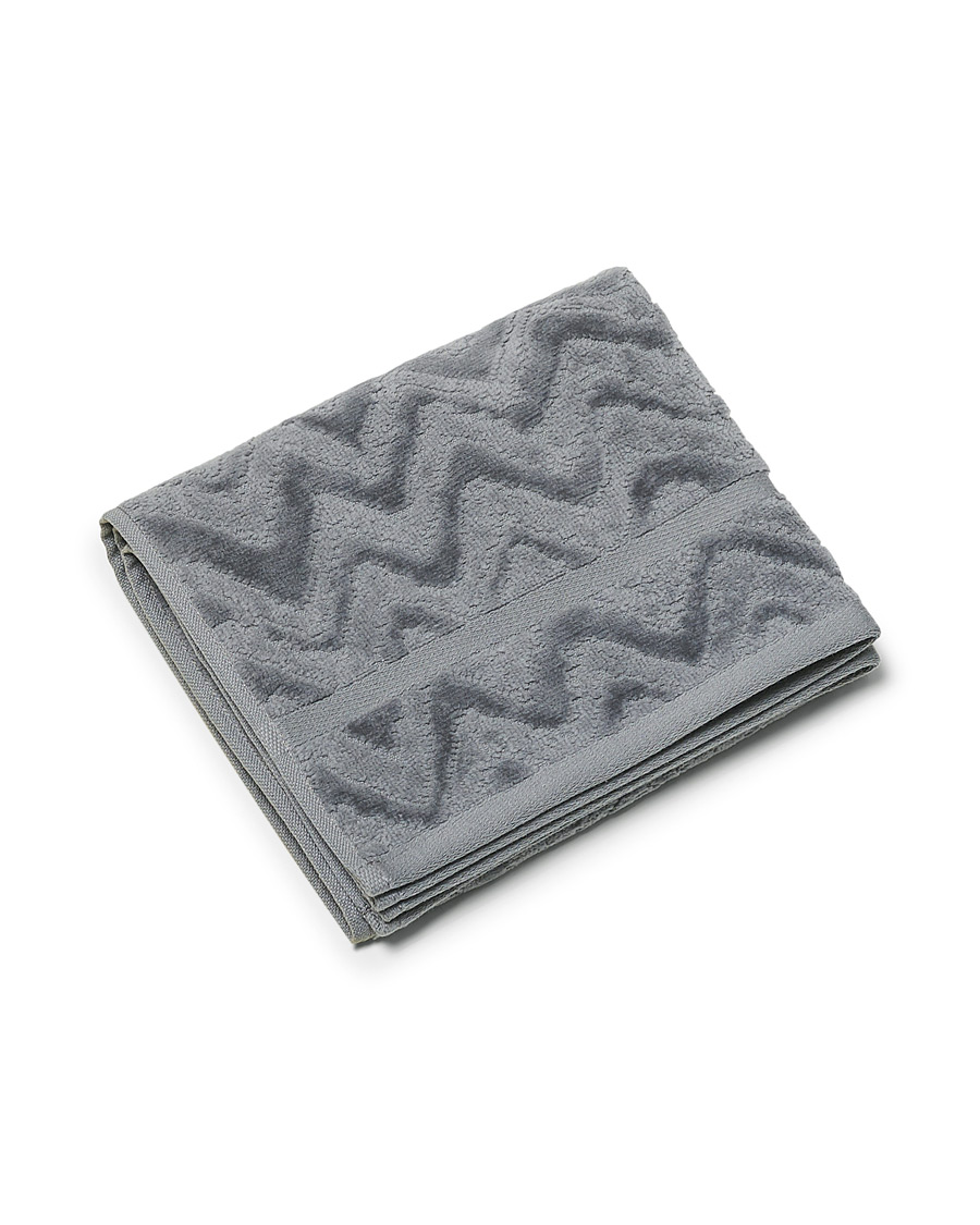 Homme | Missoni Home Rex Hand Towel 40x70cm Grey | Missoni Home | Rex Hand Towel 40x70cm Grey