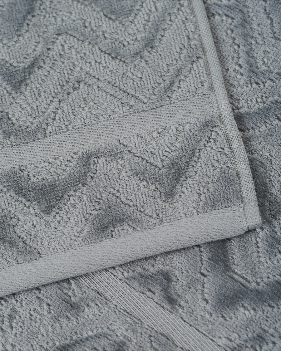 Homme | Missoni Home Rex Hand Towel 40x70cm Grey | Missoni Home | Rex Hand Towel 40x70cm Grey